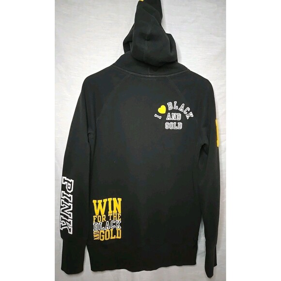 Iowa Hawkeyes Pink Victoria Secret Hoodie SweatShirt, Sz Lg, Collegiate Coll - Picture 4 of 8